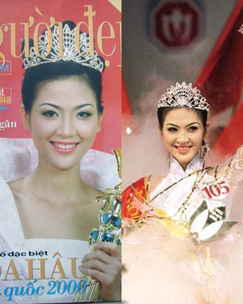 Xuất thân trong gia đình nghèo, Phan Thu Ngân "đổi đời" khi đăng quang Hoa hậu Việt Nam 2000. Năm ấy, mỹ nhân Đồng Nai được ví như "cô bé lọ lem" khi đội vương miện. Sau đó, cô từ chối đại diện nước nhà tham dự Miss Universe 2001.
